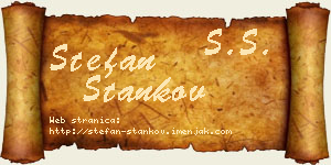 Stefan Stankov vizit kartica